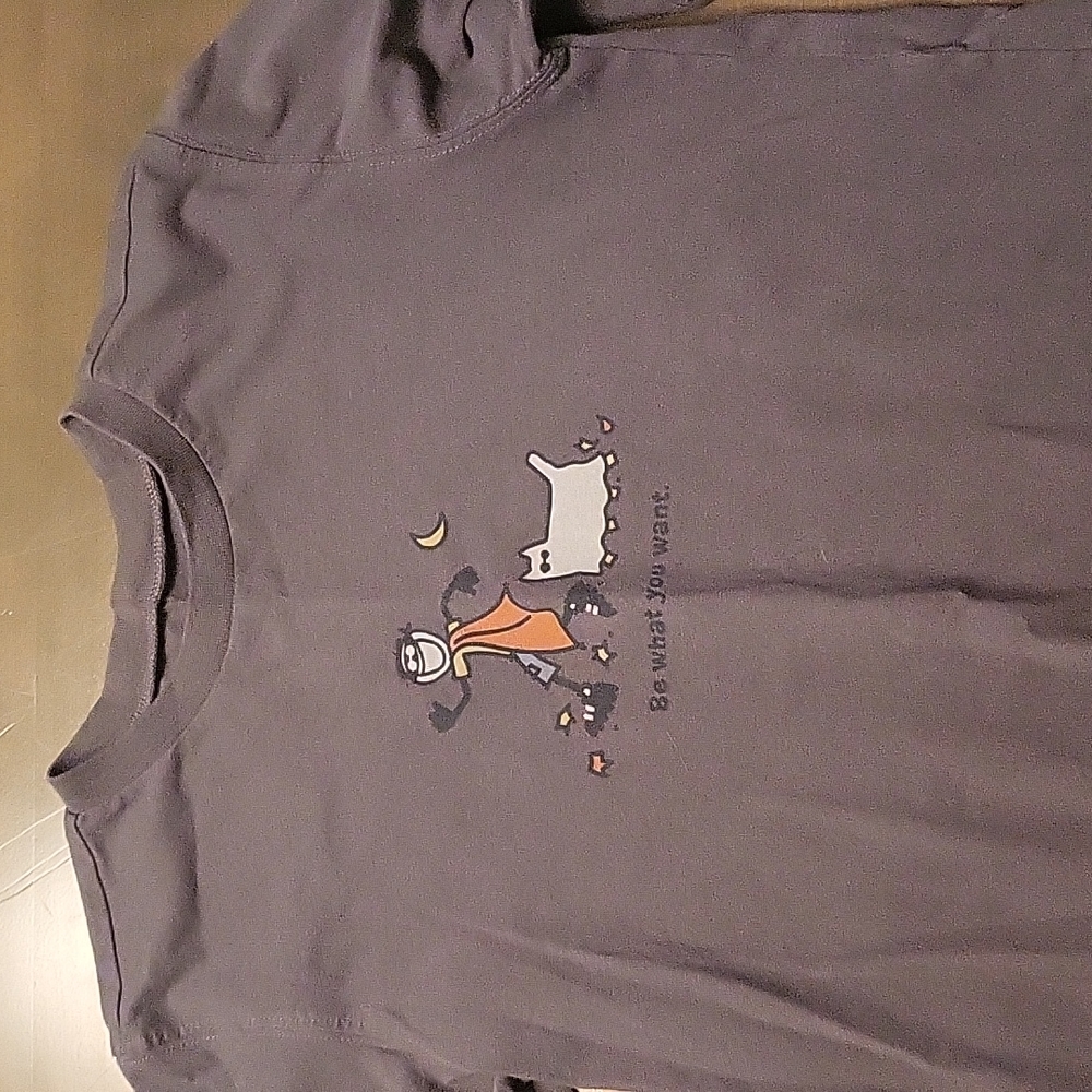 Gray long sleeve t-shirt youth large